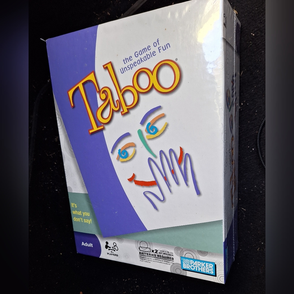 Taboo Game- original parkers brothers version